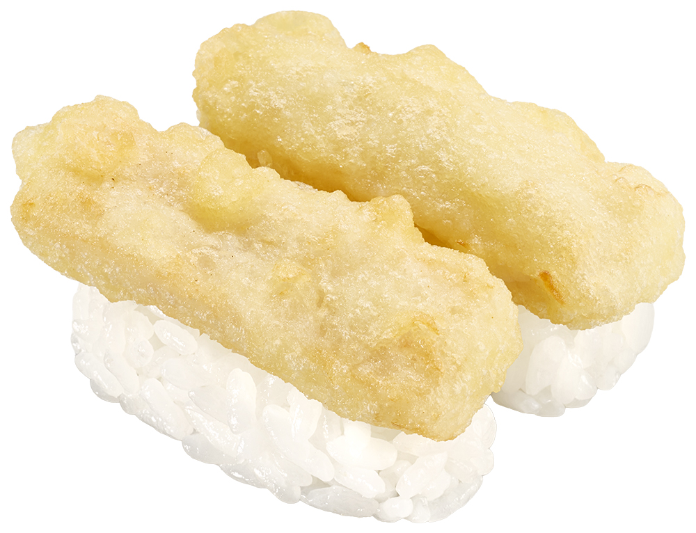 かに身の天ぷらにぎり